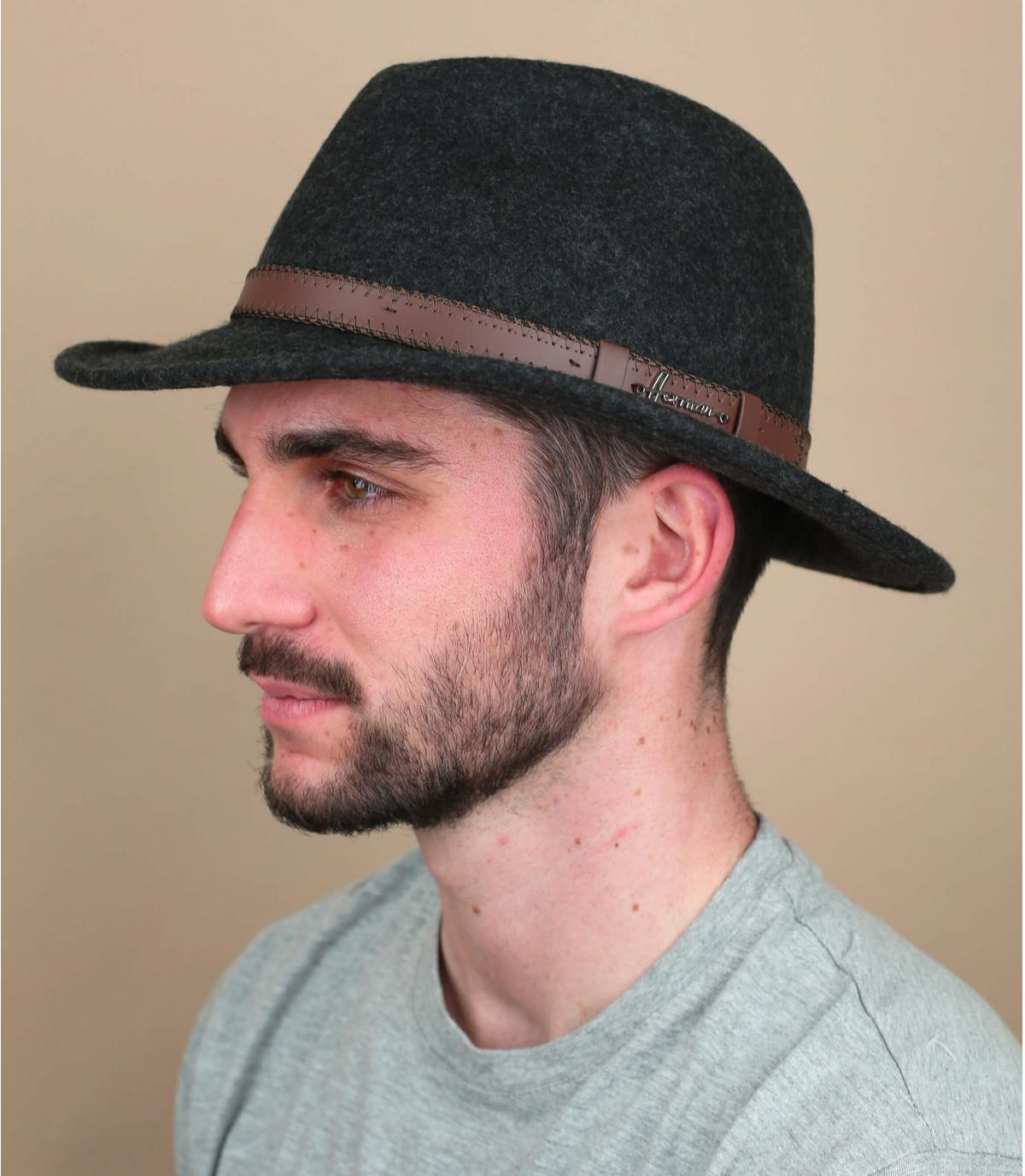 sombrero fieltro gris Mac Lorca charcoal sombrero fieltro gris Mac Lorca charcoal